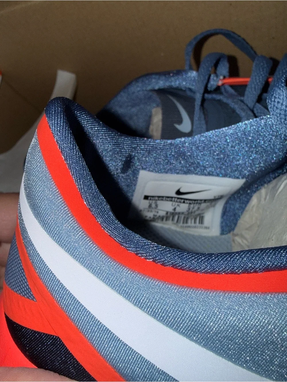 Nike Lunar Sculpt Training Shoes Women’s 6.5 Blue Gray Coral NWT New w/ Box